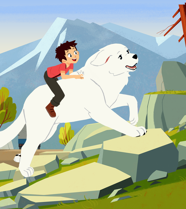 Belle und Sebastian erleben Abenteuer in den Bergen