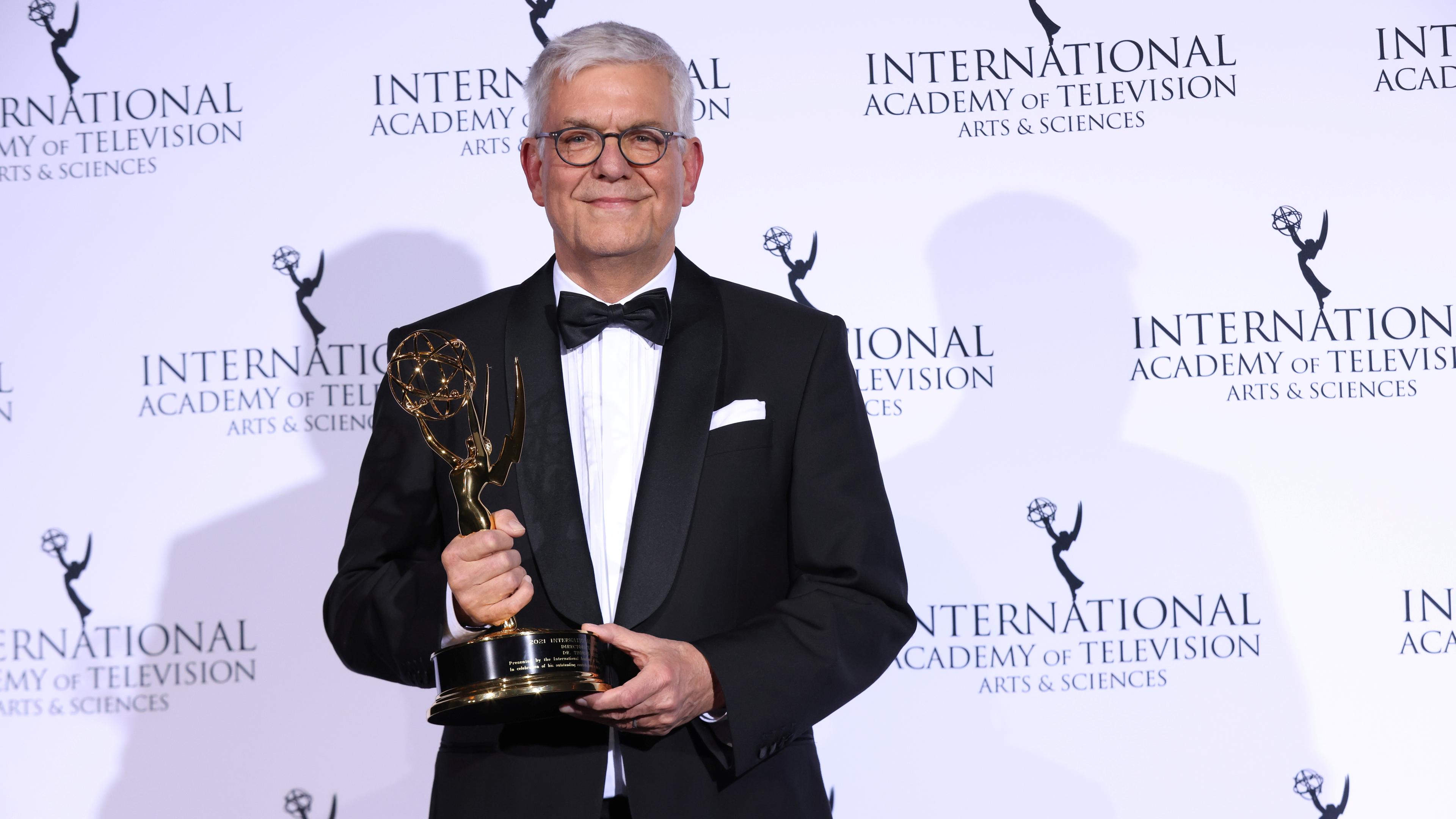 ZDF-Intendant Thomas Bellut ist mit dem International Emmy ausgezeichnet worden.