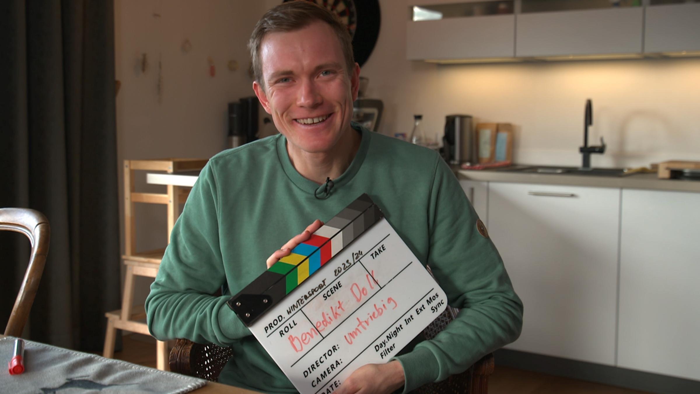 Biathlet Benedikt Doll in seinem Zuhause