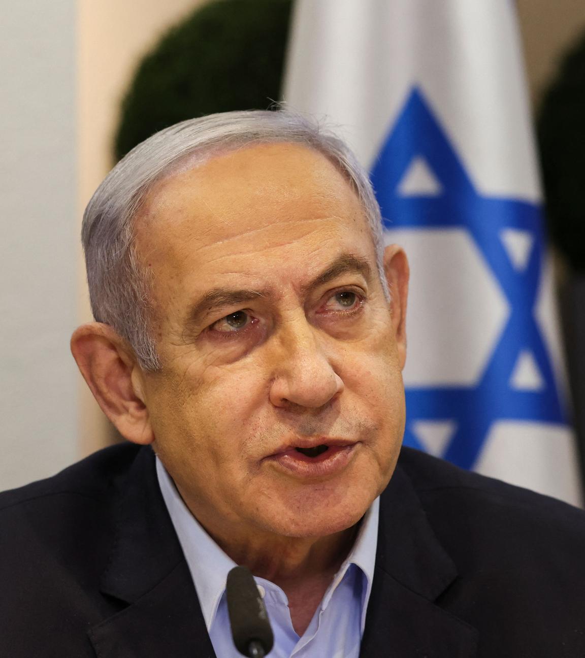 Israels Ministerpräsident Netanjahu spricht 