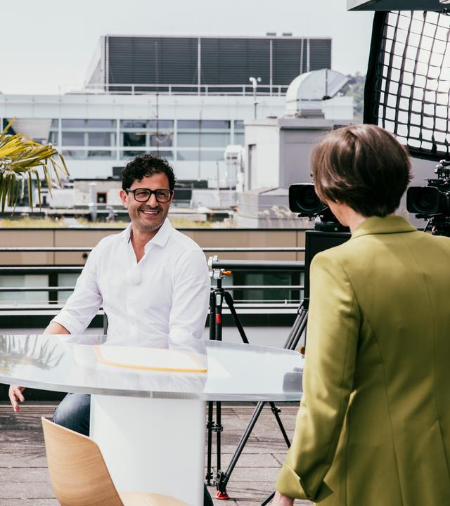 Berlin direkt - Sommerinterview 2026 - Luigi Pantisano, Vorsitzender Die Linke, im Gespräch mit Diana Zimmermann