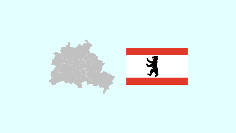 Wahlkreise und Flagge von Baden-Württemberg