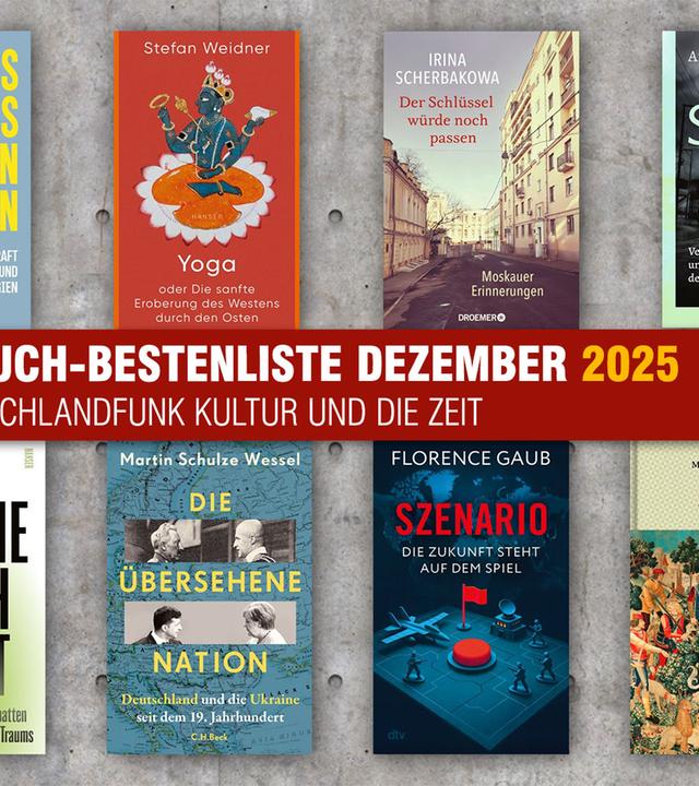 Die Sachbuch-Bestenliste für Dezember 2025