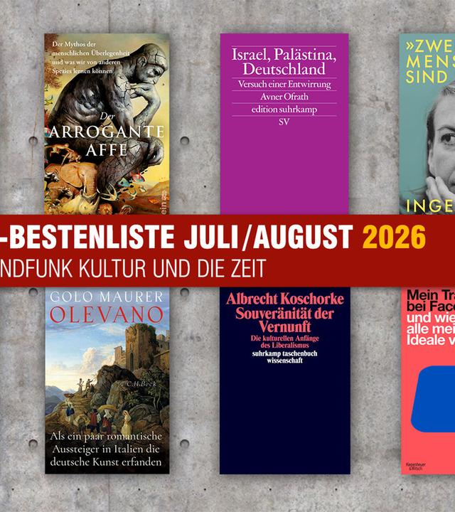 Die Sachbuch-Bestenliste für Juli und August 2026