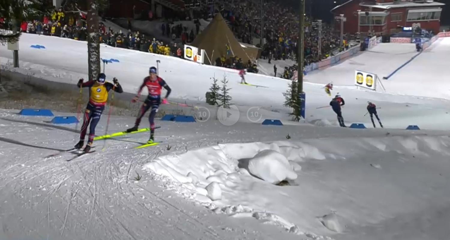  Biathlon, Verfolgungsrennen der Männer in Östersund