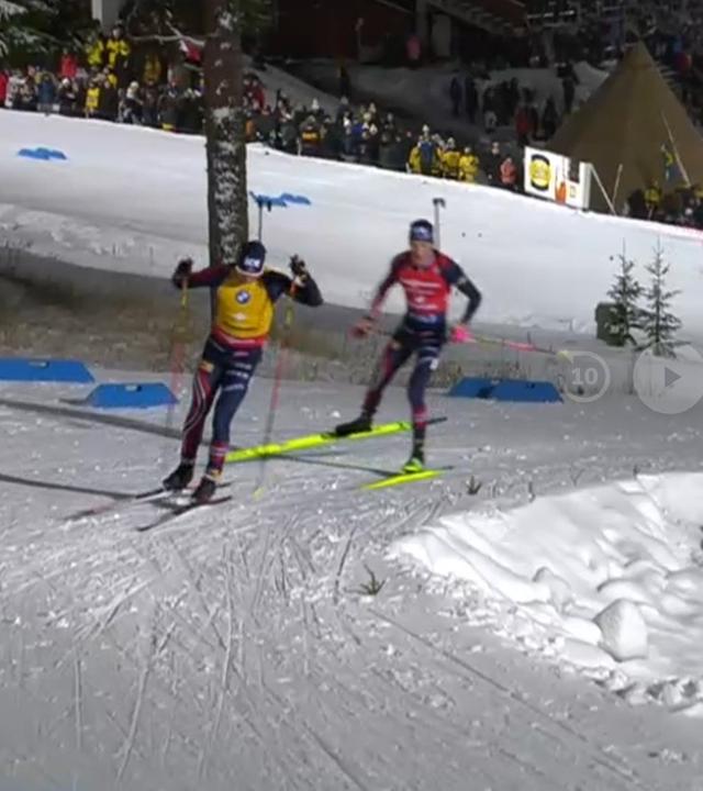  Biathlon, Verfolgungsrennen der Männer in Östersund