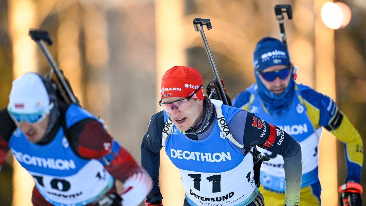 Biathlon-Weltcup Einzelrennen der Männer am 12