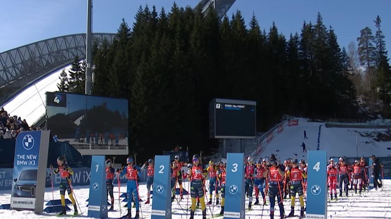 Biathlon-Weltcup am Holmenkollen: Verfolgungsrennen der Frauen.
