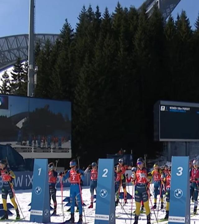 Biathlon-Weltcup am Holmenkollen: Verfolgungsrennen der Frauen.