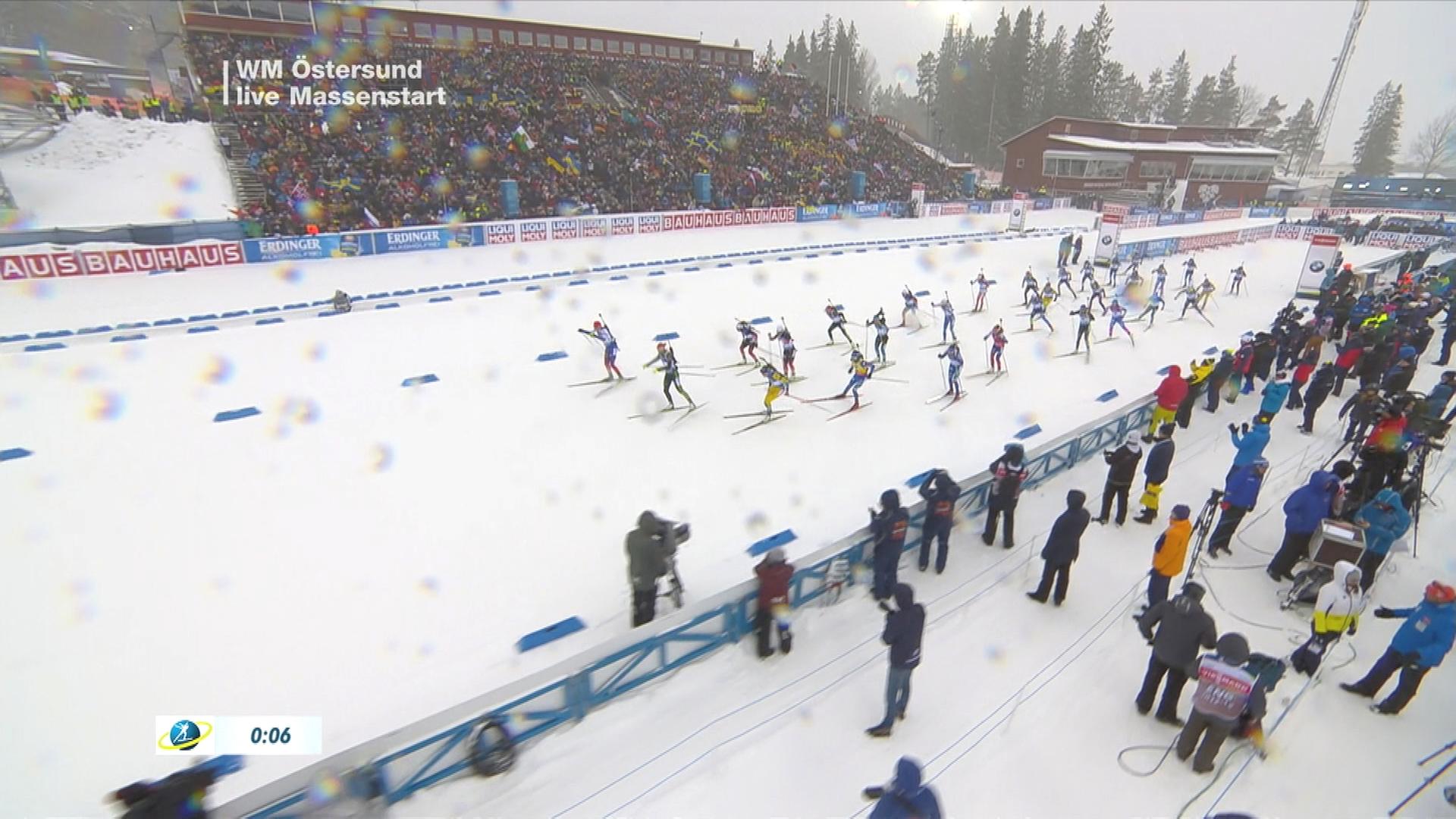 Massenstart Biathlon