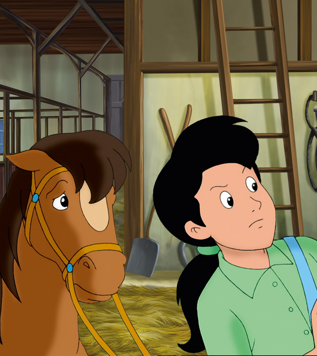 Ein Pony und ein fremdes Mädchen sind im Stall vom Martinshof gelandet.