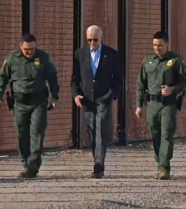 Joe Biden an der Grenze zu Mexiko