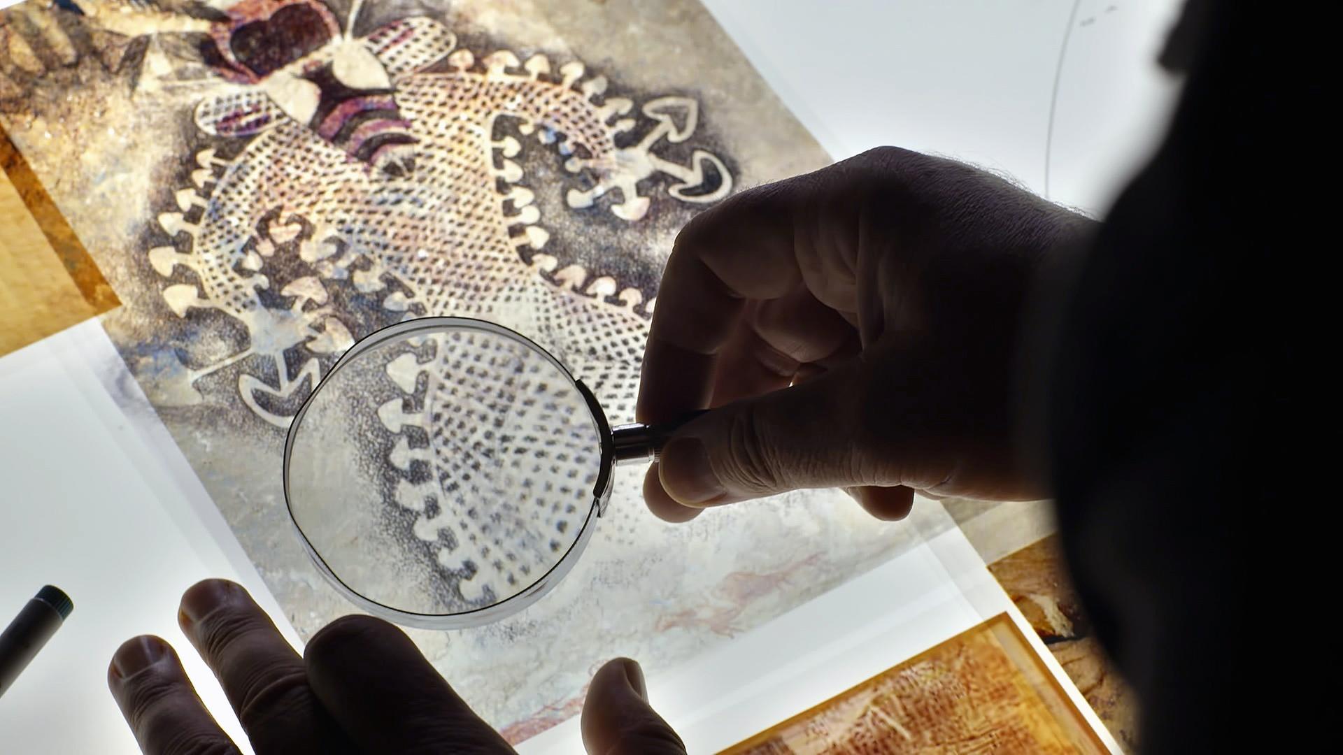 Bienenmann mit Pilzen (Zeichnung)