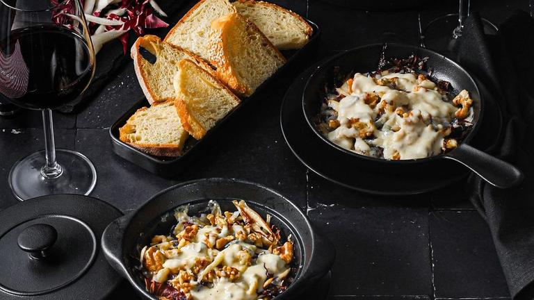 Radicchio mit Gorgonzola-Creme