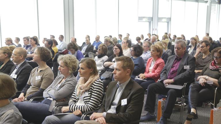Frühjahrstreffen der Medienarchivare 2017 im ZDF: Blick ins Podium
