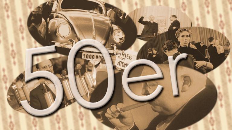"ZDFzeit - Früher war alles besser! Oder?": Eine Grafik der 50er Jahre.