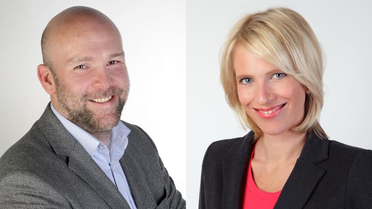  Bildkombo: Markus Wenniges, Katrin Helwich auf einzelnen Porträtfotos