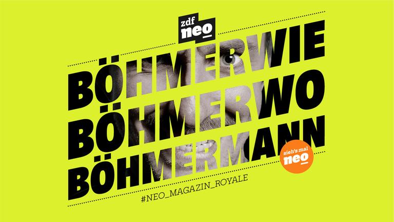 Neues ZDFneo-Design am Beispiel von NEO MAGAZIN Royale