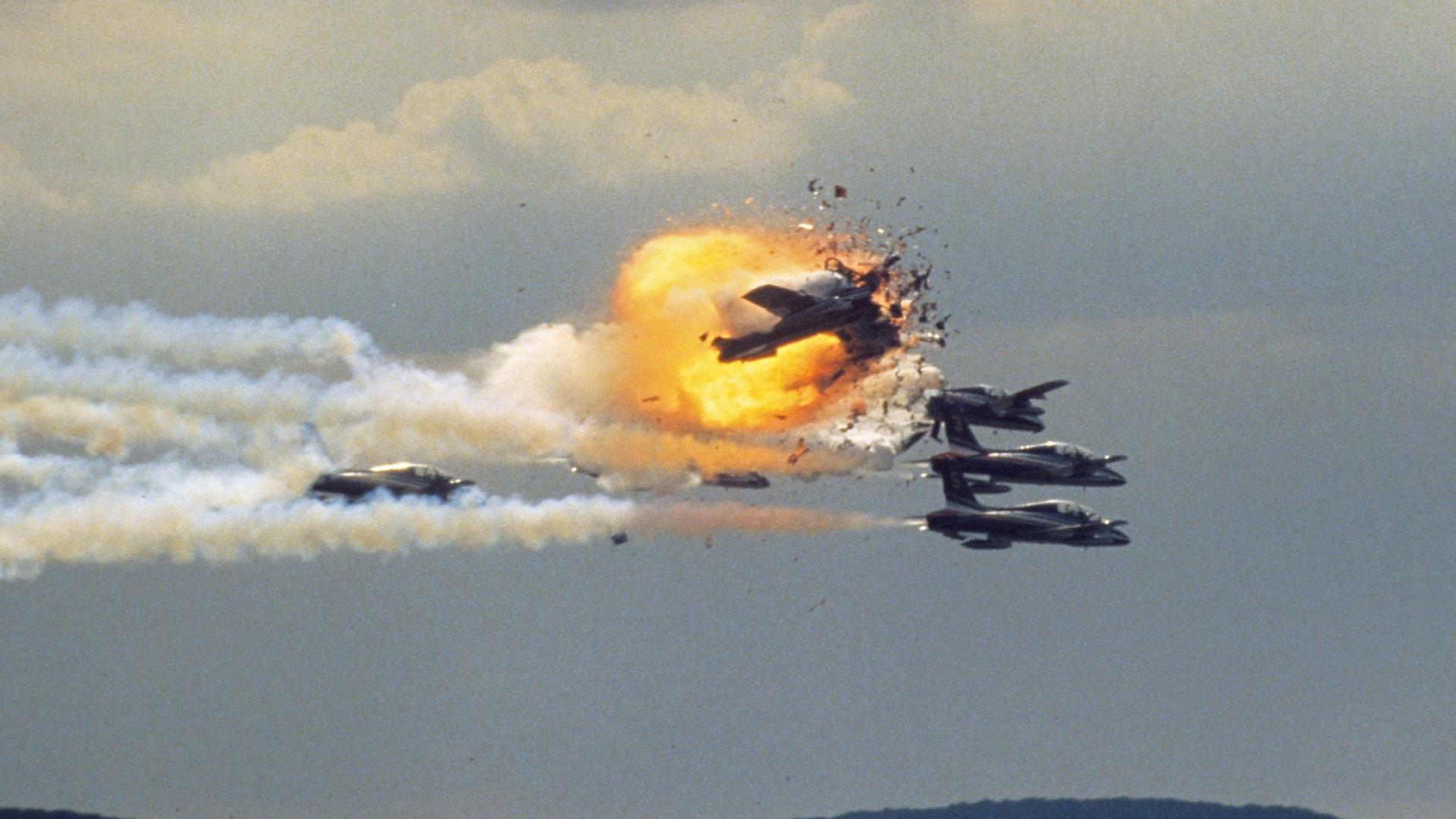 "ZDF-History: Die Akte Ramstein": Kollision der Flugzeuge von der italienischen Fliegerstaffel "Frecce Tricolori".