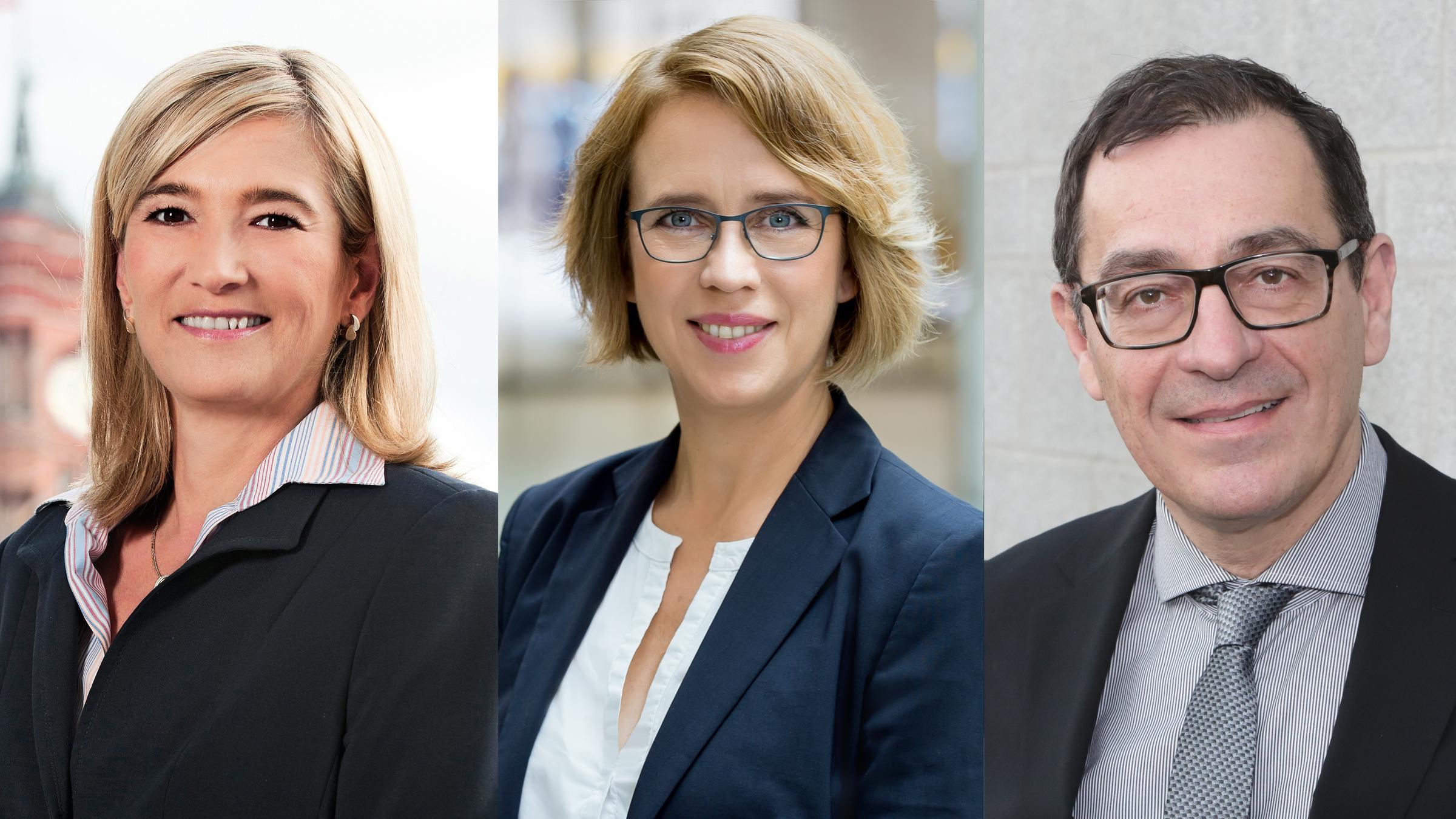V.l.n.r.: Bettina Warken, Britta Hilpert, Stephan Merseburger