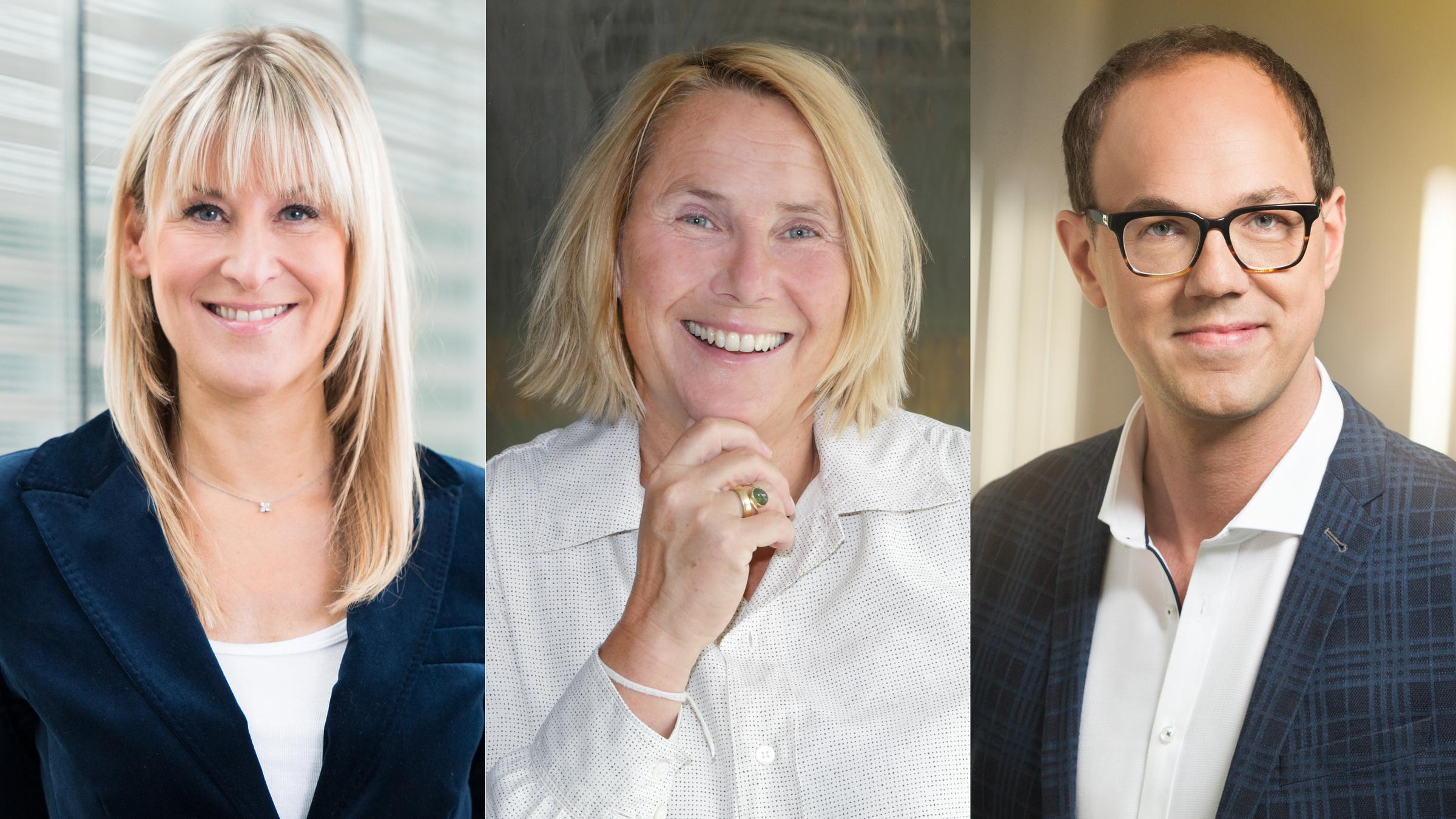 V.l.n.r.: Natalie Müller-Elmau, Heike Hempel, Frank Zervos