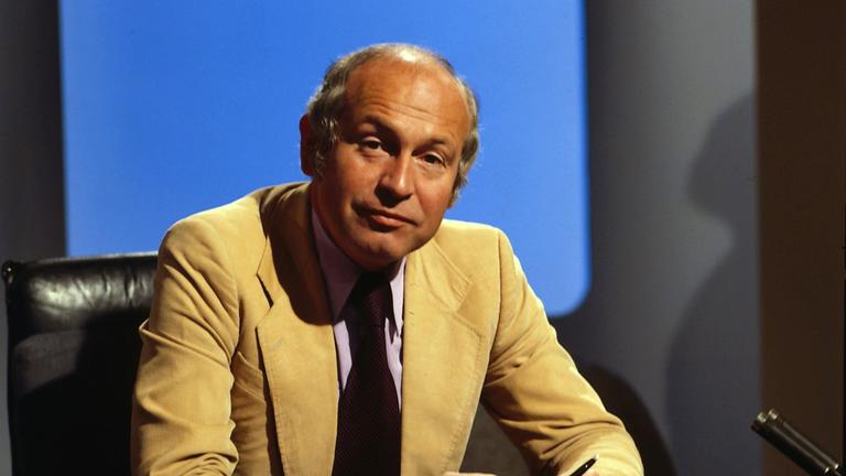 Dieter Kronzucker am 2. Januar 1978 in der ersten "heute-journal"-Sendung