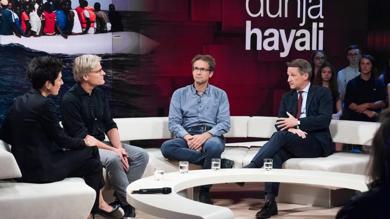 "dunja hayali": Dunja Hayali, Tankret Stöbe, Gerald Knaus, Nikolaus Blome