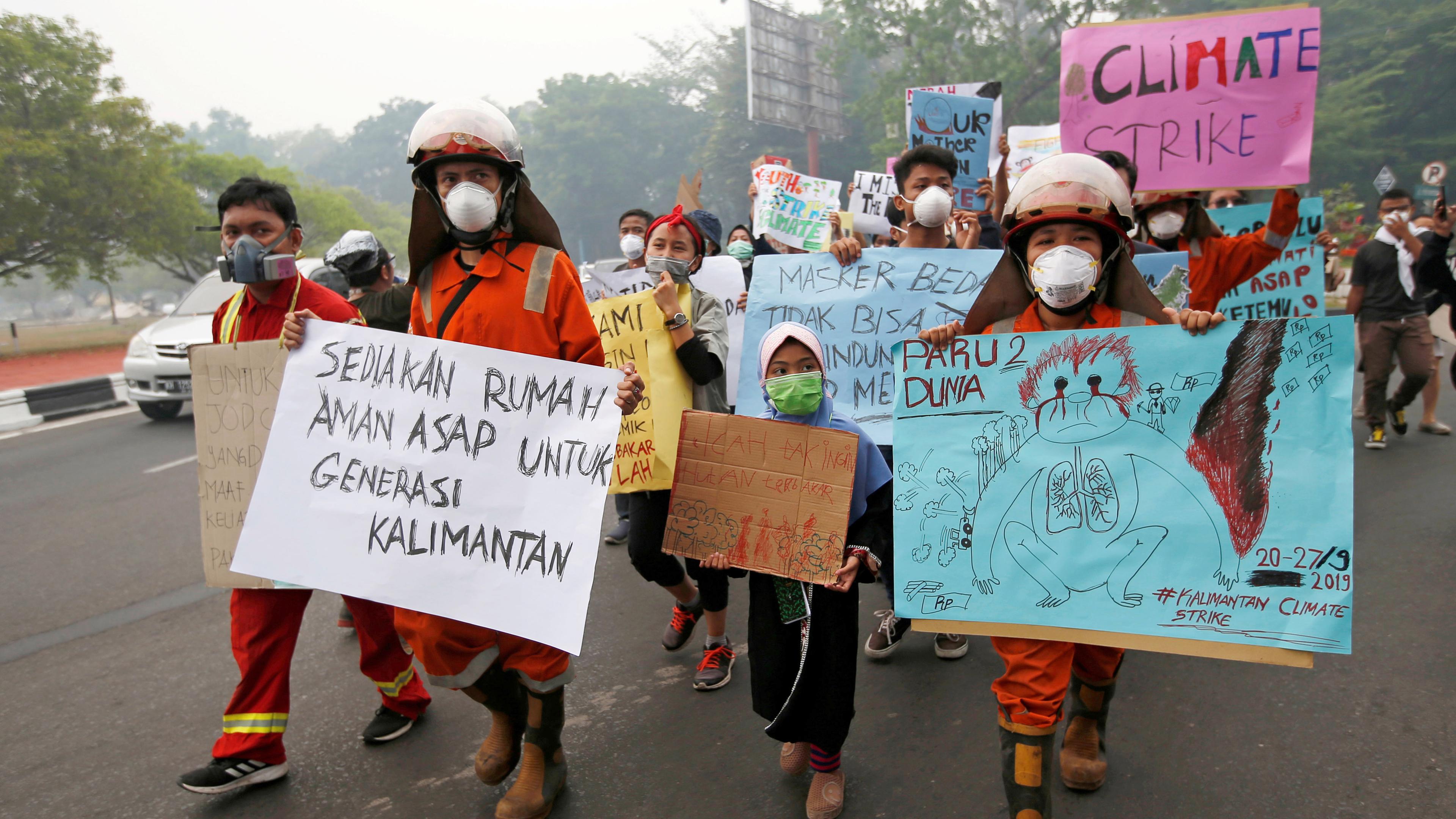 Klimastreik in Palangka Raya  (Indonesien) am 20.09.2019