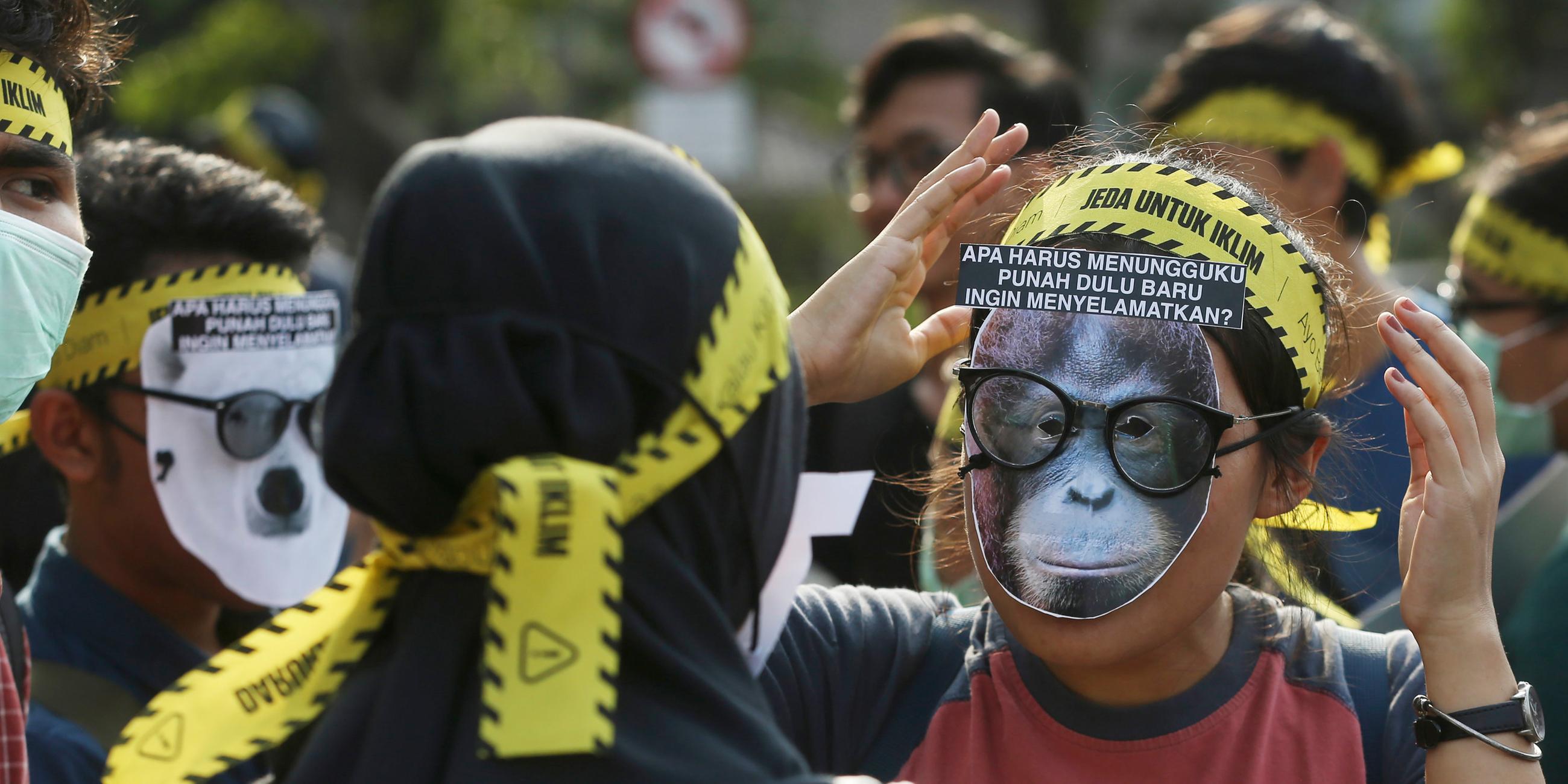 Klimastreik in Jakarta (Indonesien) am 20.09.2019 