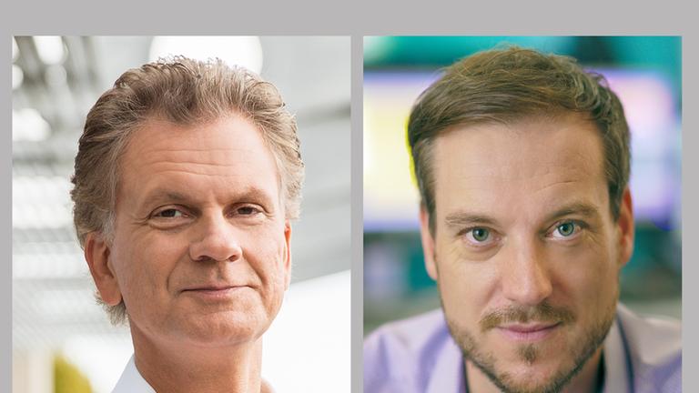 Porträtfoto Luten Leinhos und Andreas Wunn