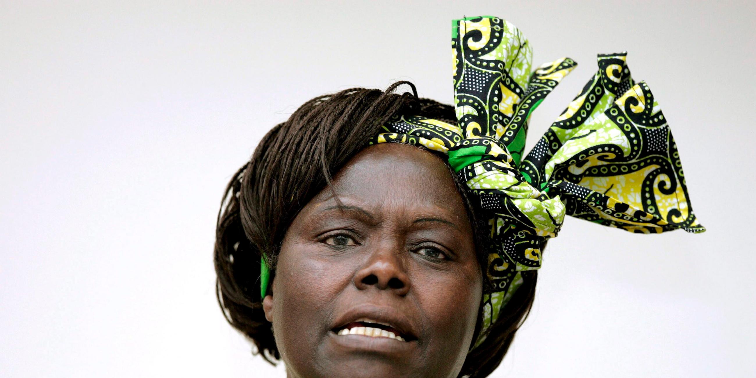 Nobelpreisträgerin Wangari Maathai