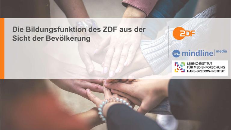 Das Deckblatt der ZDF-Bildungsstudie: Bildungsfunktion des ZDF aus Sicht der Bevölkerung
