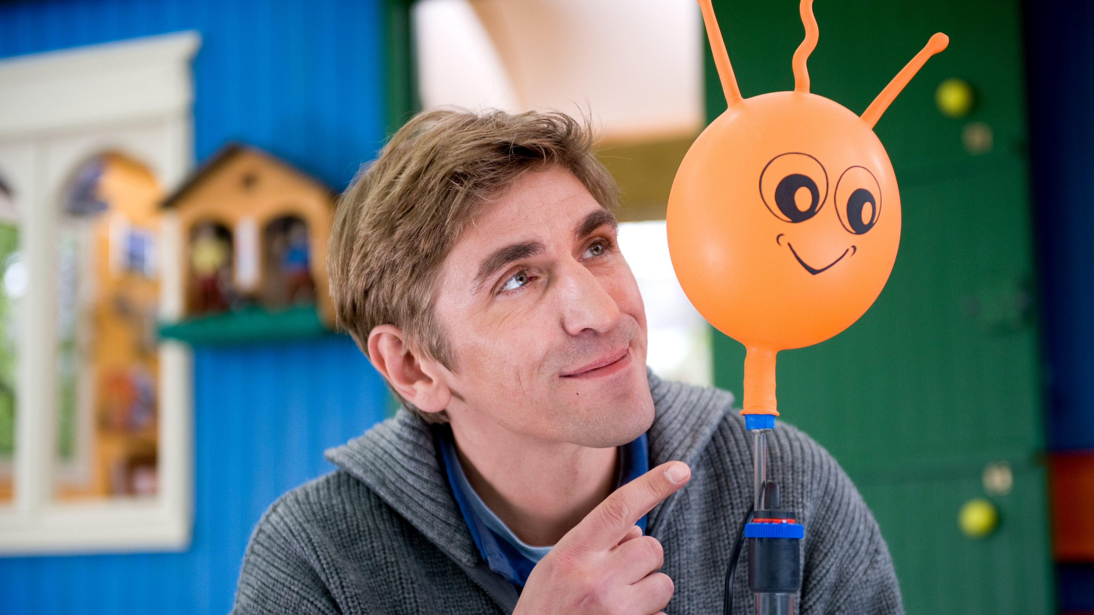 Fritz auf einem Bauernhof