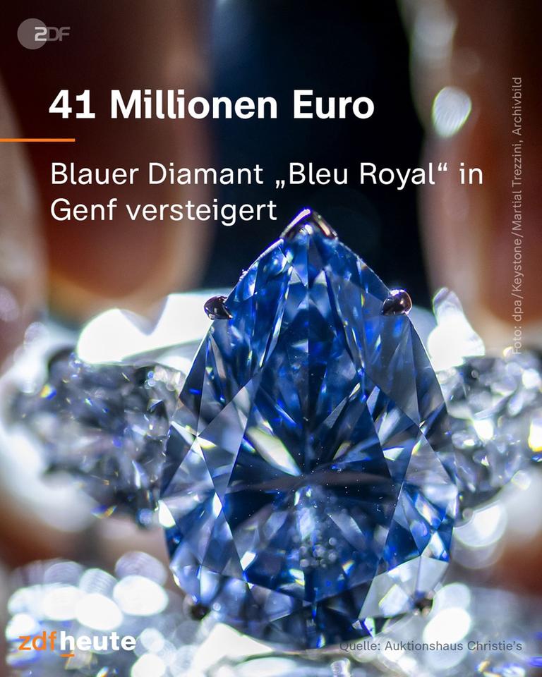 Der Blaue Diamant "Bleu Royal"