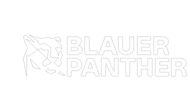 Blauer Panther Logo Mitte