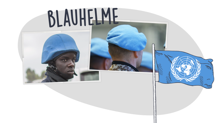 Die Aufgabe der Blauhelmsoldaten