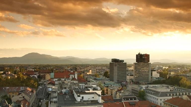 Blick auf Ljubljana