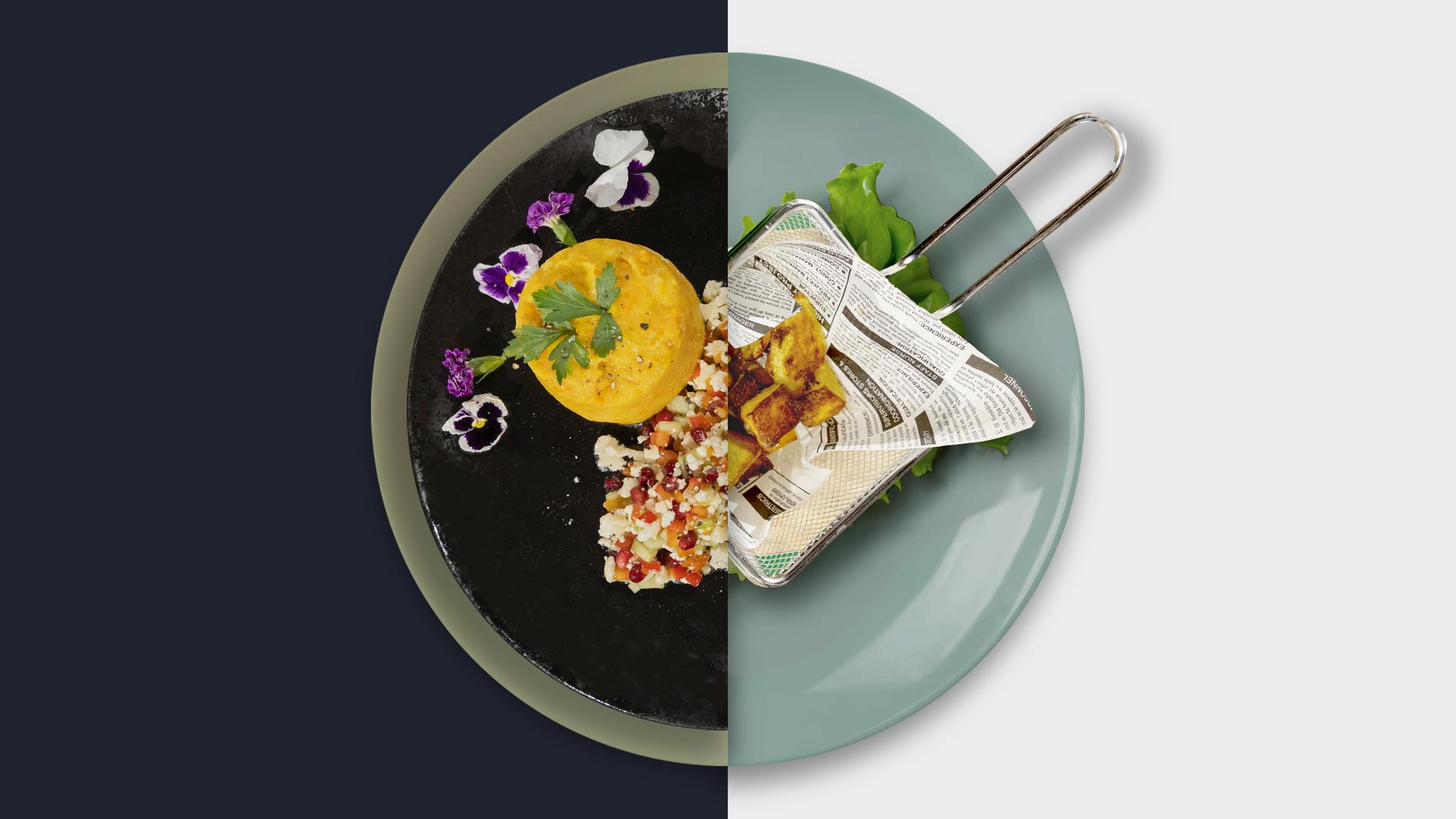 Blumenkohlsalat vs. Kartoffelwürfel
