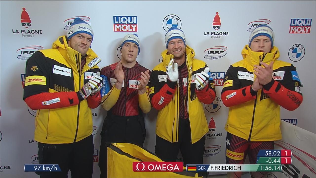 BobWeltcup Deutscher Dreifacherfolg in La Plagne ZDFheute