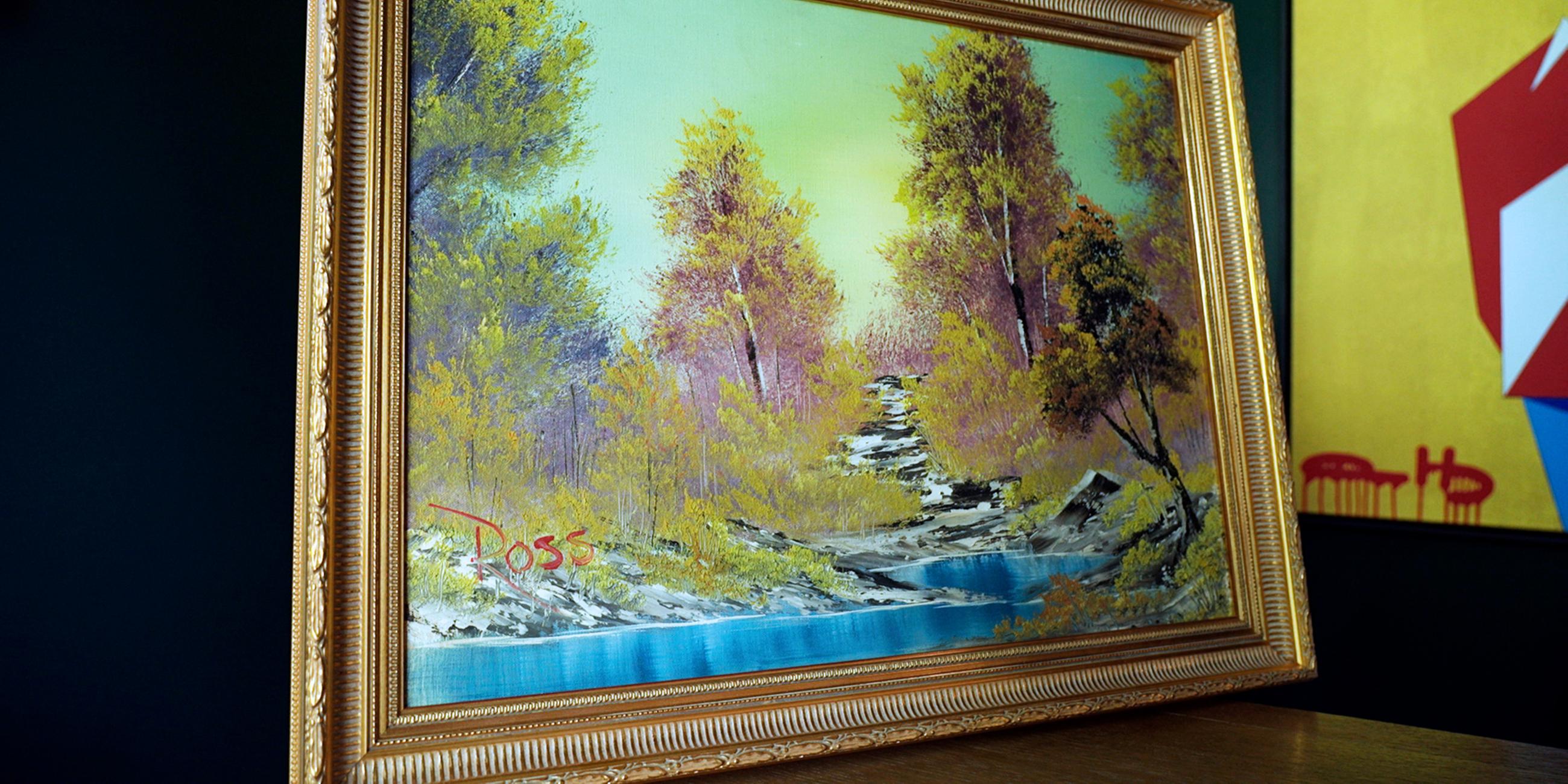 Erstes Bild von TVMaler Bob Ross zum Verkauf ZDFheute