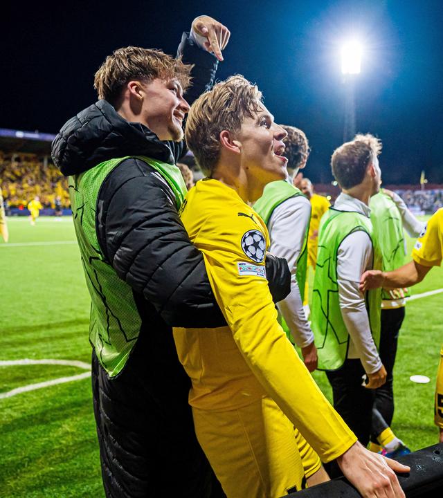 Jens Petter (Bodo/Glimt) jubelt.