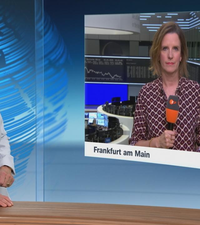 Valerie Haller an der Börse