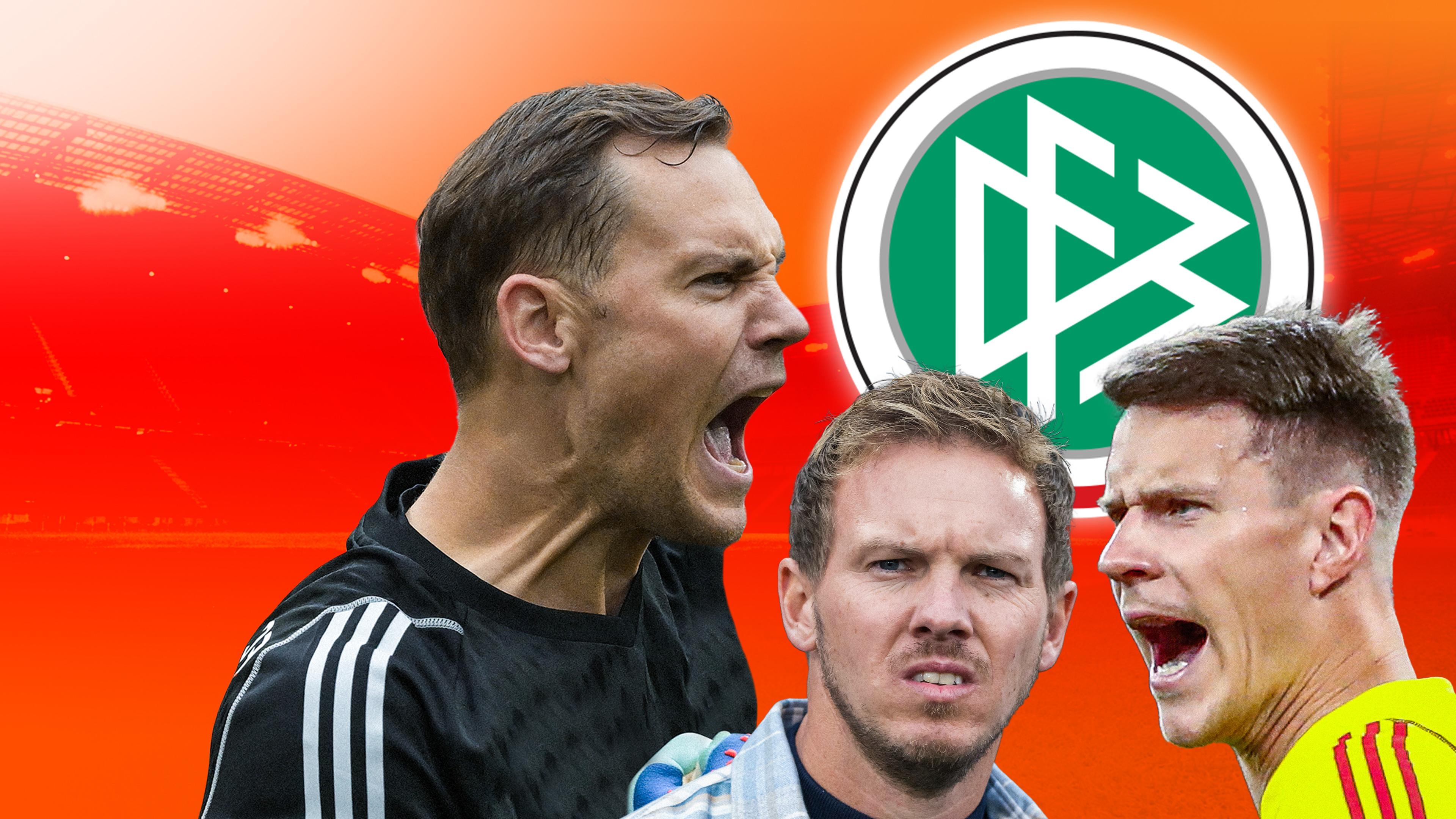 Manuel Neuer, Julian Nagelsmann, Marc-Andre ter Stegen