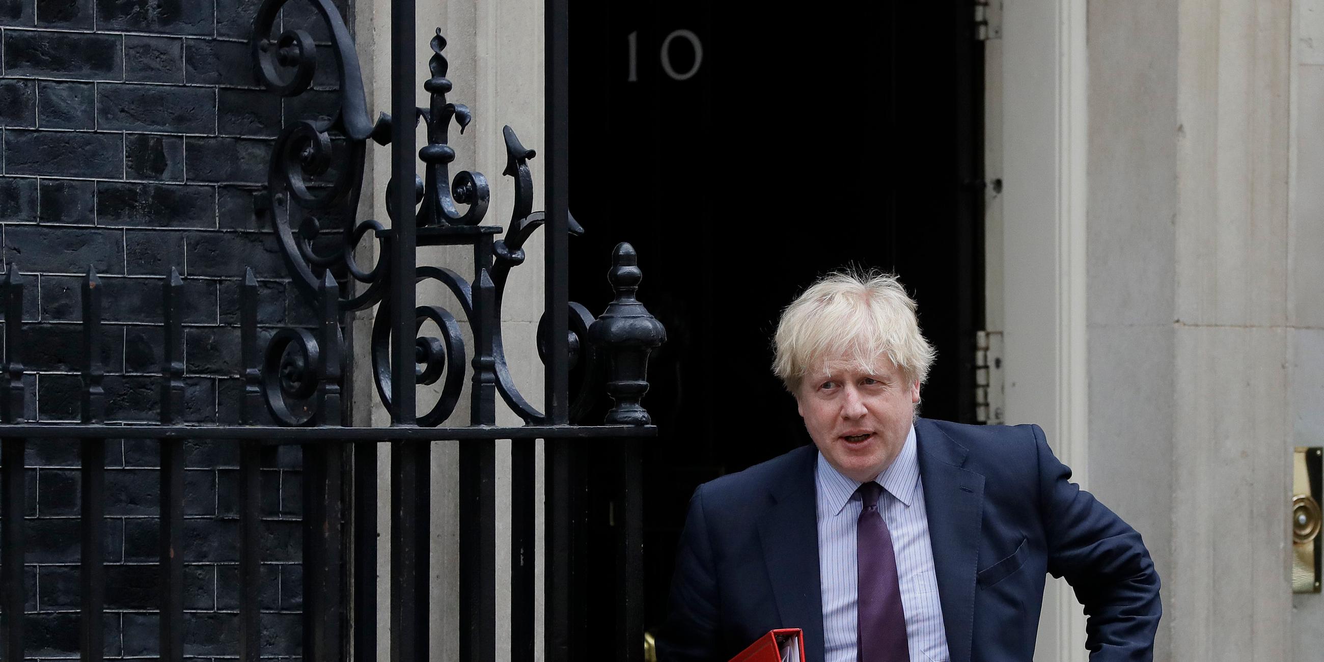 Boris Johnson in der Downing Street