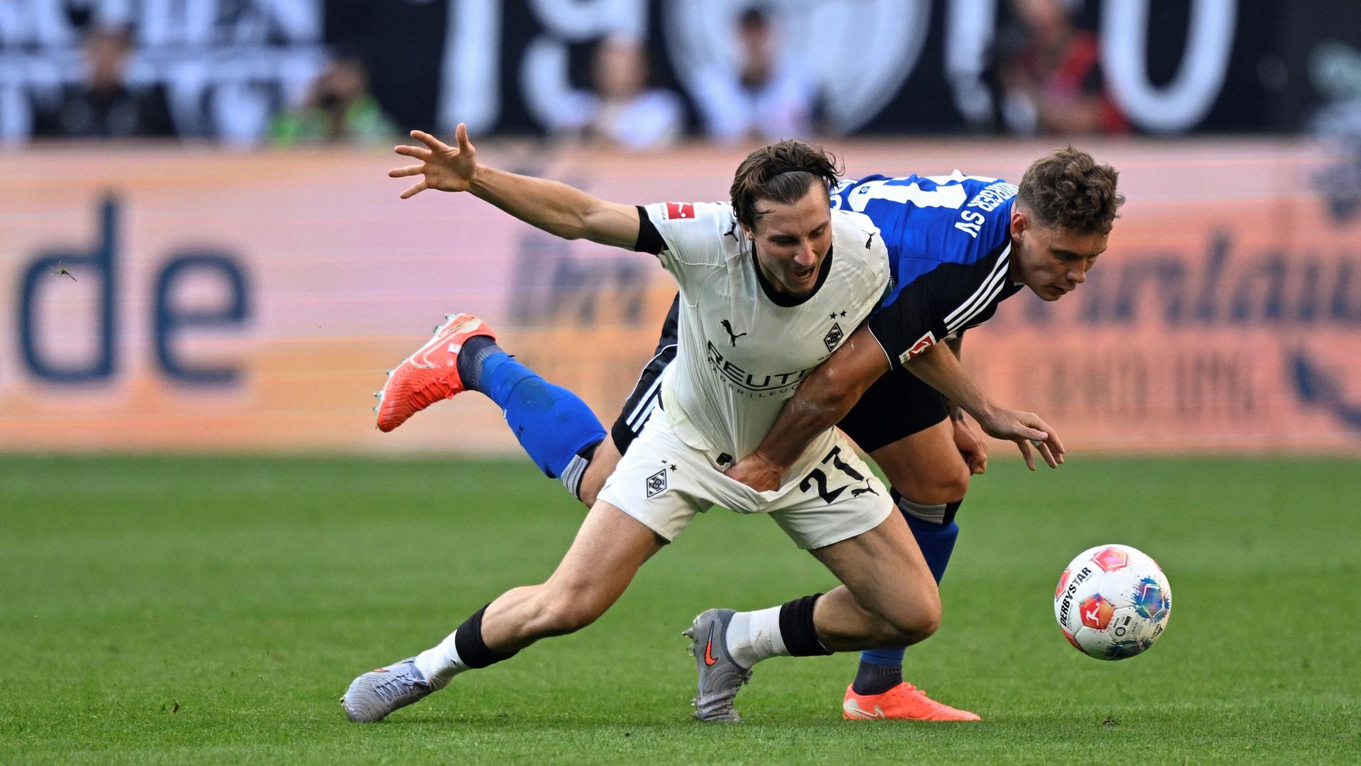 Fußball: Borussia Mönchengladbach gegen Hamburger SV.