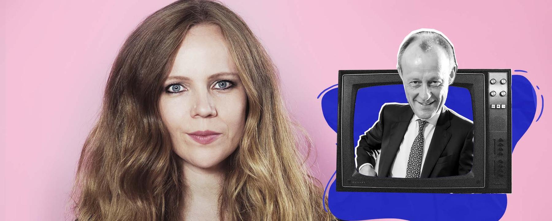 Das Bild zeigt Sarah Bosetti.