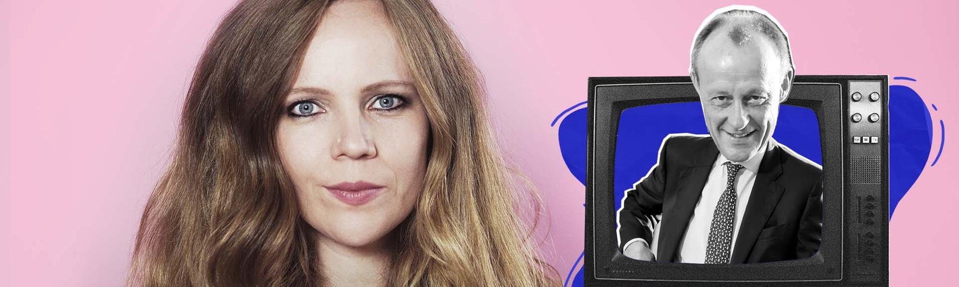 Das Bild zeigt Sarah Bosetti.