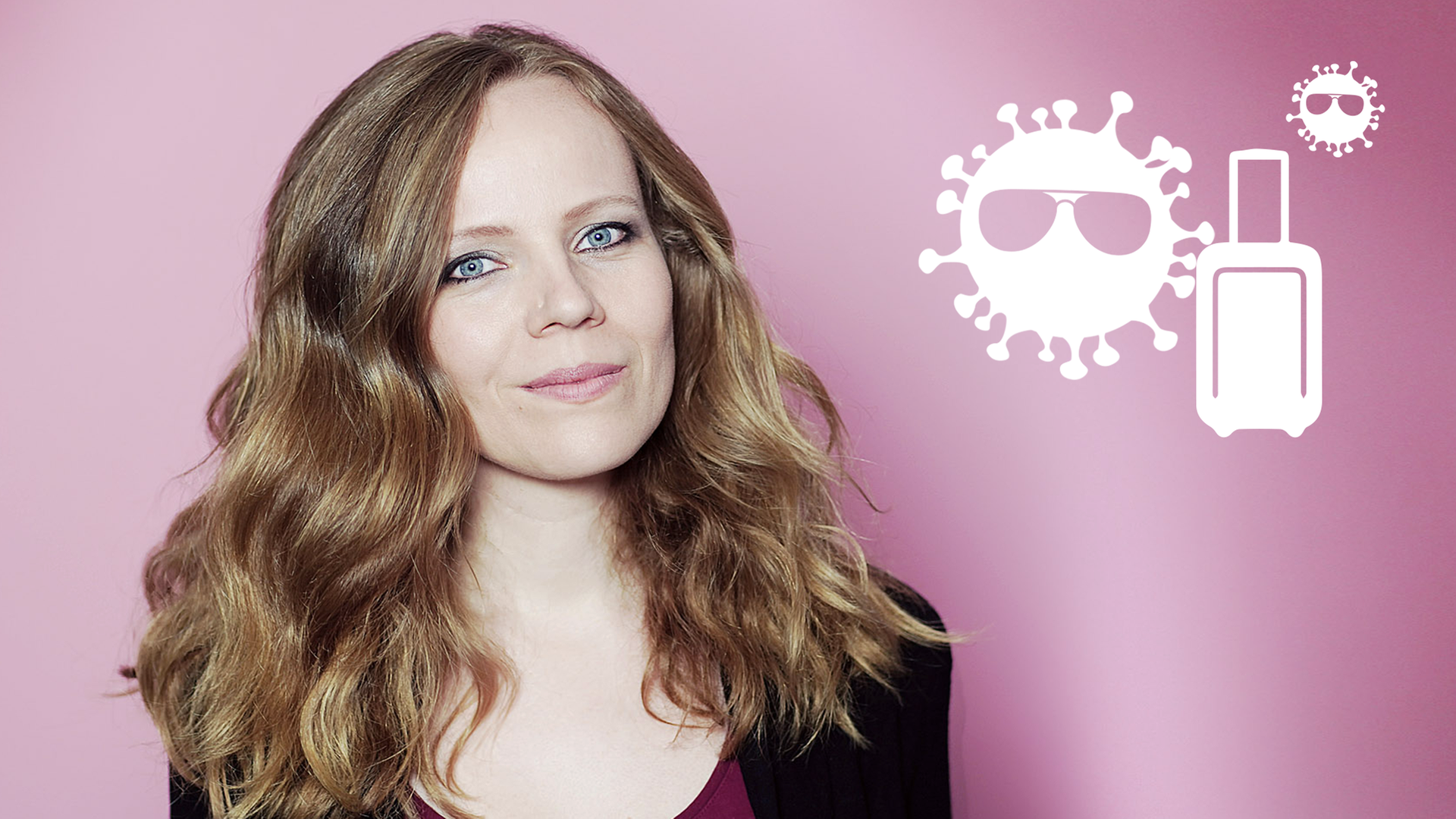 Das Bild zeigt Sarah Bosetti am Set von Bosetti will reden.