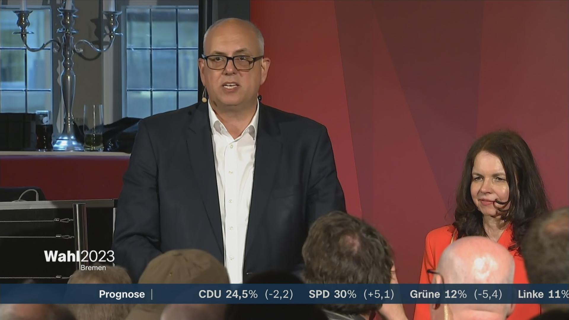 Andreas Bovenschulte (SPD) nach der Wahl in Bremen.