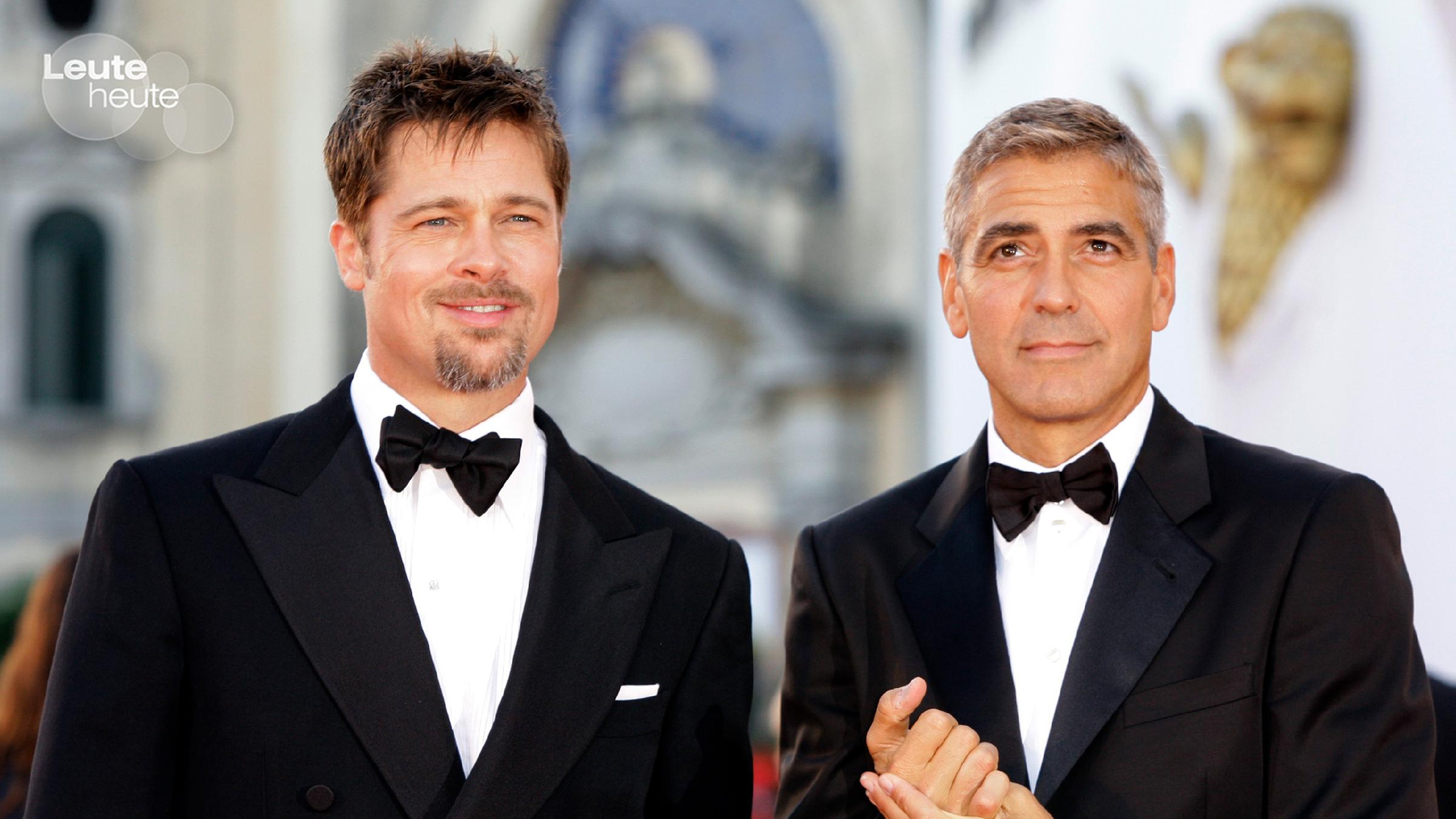 Brad Pitt und George Clooney 